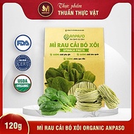 Mì Rau Củ Rau Cải Bó Xôi Organic Gia Đình Anpaso 120g/ 300g - Cung Cấp Nhiều Vitamin, Giàu Sắt, Protein Thực Vật, Chất Xơ, Tốt Cho Sức Khỏe, Tăng Cường Hệ Miễn Dịch, Hỗ Trợ Tiêu Hóa - Người Tập Gym và Yoga, Ăn Kiêng, Ăn Chay, Giảm Cân, Eat Clean