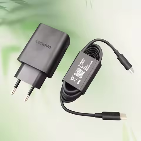 30W PD Turbo Fast Charger Original EU Wall Adapter 1M USB C Cable For Lenovo Tab M11 P11 P12 Pro Mot