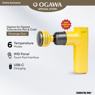 OGAWA BY OGAWA TURBOREVIVE HOT & COLD PORTABLE MASSAGE GUN - SUNSHINE YELLOW