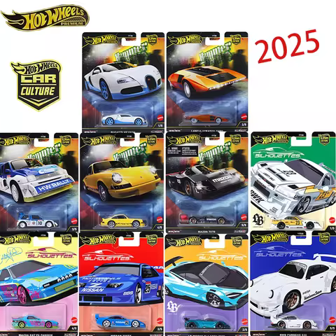 Mattel Hot Wheels 1/64 2025 Car Culture Mazda 787B Bugatti Veyron Lancia Stratos Zero Chevelle Ss Co
