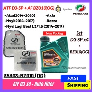 GENUINE ORIGINAL 9004M-10001 Perodua Auto Transmission Fluid ATF PD-SP3 1Liter GREEN (NEW) (3/4 BTLS