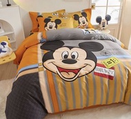 🧺迪士尼聯名 Micky Mouse 米奇老鼠系列純棉柔軟透氣高級床單被套 四件套裝