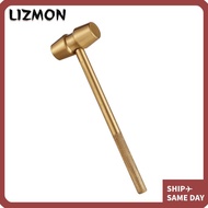 LIZMON Hammer, Yellow Brass Gavel, Judge Auction Courtroom Gavel Company
