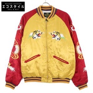 Houston 51361 Mustard x Red Tiger Souvenir Jacket, Size M
