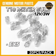 20PCS/PACK 🔥 T10 METER BULB 12V/3W - EX5 / EX5 DREAM MOTORCYCLE