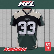 [NFL OVERSIZED BERSULAM] LOKALTEEZ NFL10 NFL Edition KAKIGURIN 280GSM JERSEY