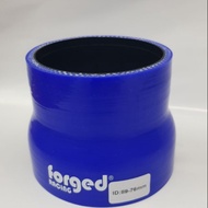 76mm to 89mm 76>89 mm 3">3.5" Forged Racing Silicone Reducer Hose Blue
