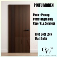 Pintu Kayu Depan Rumah /Wooden Designer Door /Pintu Kayu Melamine Door /Design Pintu Rumah Bilik Off
