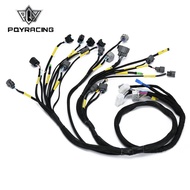 PQY Tucked Engine Harness For 92-00 Honda Civic Integra B16 B18 D16 EK EG EM Engine Motor Wiring Har