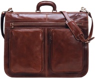 Luggage Venezia Garment Bag Suitcase, Vecchio Brown, Large