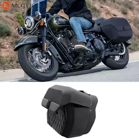 19.5L Side Bag For Harley Softail Slim Street Bob Softail Standard 2017-2023 Carrying Bag Motorcycle