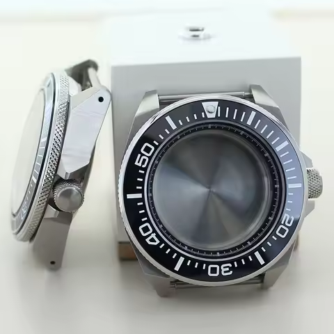 200M Waterproof 43.8mm Watch Case Sapphire Glass For Mod Samurai Seiko NH35 NH36 NH38/34 4R36 Moveme