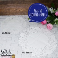 (25pcs) paper doyley invitation decoration paper /gift