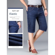 grunge jeans Seluar longgar baggy jeans men y Five Points Summer Middle-Aged Dad Wear Denim Shorts