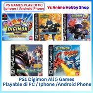 【PS1数码宝贝Digimon Game】Playstation 1 Game untuk Komputer Iphone Android digimon games Digimon World