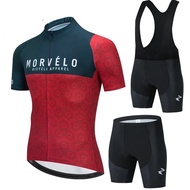 2021 New Morvelo Cycling Jersey Set Breathable MTB Bicycle Cycling Clothing Mountain Bike Wear Clothes