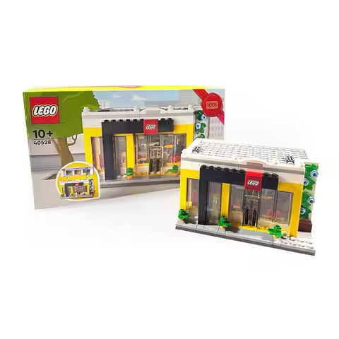 LEGO 40528 LEGO store street view building models, building blocks, toys for boys and girls, childre