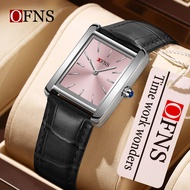 OFNS 1586 square quartz women's watch 3ATM waterproof women's watch -2