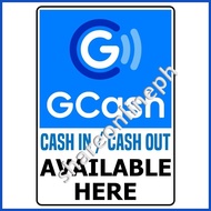 ◱ ↔ ⭕ Laminated Signages | Gcash Signage | Sticker Signage | We Accept Gcash Signages