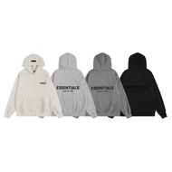 Essentials Hoodies - Unisex Loose Fit Letter Pattern Sweatshirt