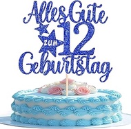 1 Pack Cake Decoration 12th Birthday Cake Boy Girl Happy 12th Birthday Cake Topper Happy Birthday 12