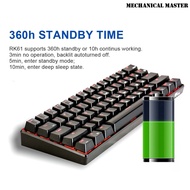 ☌[Hot Swappable] Royal Kludge RK61 Real Mechanical Keyboard Gaming Bluetooth Wireless 60% RGB RK 61 Keys Small Mini
