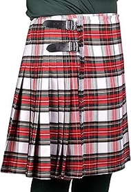 Scottish Tartan Kilt for Men I Polyviscose 8 Yard Tradition Mens Kilt