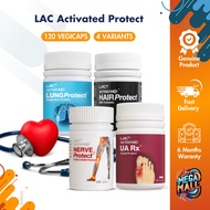LAC Activated Protect 30/120 Vegicaps – Hair, Nerve, Heart, Lung & Joint Wellness Support Supplement