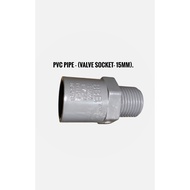 PVC PIPE - VALVE SOCKET 15mm