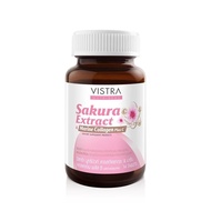 VISTRA NUTRIBEAU SAKURA EXTRACT &amp; MARINE COLLAGEN PLUS C ( 14 Tabs) - วิสทร้า ทริบิวท์ สารสกัดซากุระ &amp;  มารีน คอลลาเจน พลัส ซี (14 เม็ด) - ( GWP )