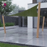 Baosity Triangle Sun Shade Sail Water-Resistant Triangular Shade Sail Breathable Weather Cover for P