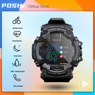 POSHI Full Touch Screen Smart Watch Men Sport Watch Heart rate monitor Blood pressure Smartwatch Women Fitness Tracker Watch For Android ios