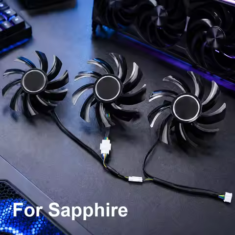 GPU Cooling Fan 85mm FDC10H12D9-C Replacement For Fits for Sapphire Radeon NITRO R9 280X 290 290X 39
