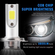 2 Pcs C6 H4 HI LO White Car Headlight LED Headlights H4 LED Headlight Projector
