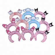 10 Chiếc Sanrio Hello Kitty Bóng Bộ Hoạt Hình Bóng Bay Cho Trẻ Em Sinh Nhật Kawaii Mũ Đội Đầu Ballon