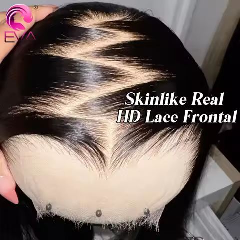 Eva Body Wave 5x5 6x6 9x6 7x5 HD Lace Closures 13x4 13x6 HD Lace Frontal Only Melt Skins Invisible H
