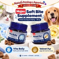 Majmus Soft Bite 90GR Nutritional Snack Vitamin for DIGESTIVE HAIR in Cats and Dogs Supplement for P