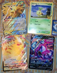 M64 超靚 大卡 Promo 特典卡 比卡超 Pikachu Vmax Jumbo $200 胡帕 Hoopa V Jumbo $80 雷鳥 Zapdos ex Jumbo $80 草苗龜 Turt