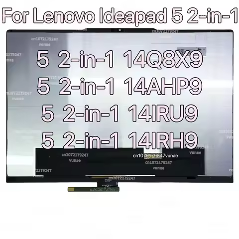 14 Inch Laptop LCD Touch Screen 14IRH9 For IdeaPad 5 2-in-1 14Q8X9 14IRU9 Display Digitizer Assembly