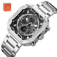 JAM TANGAN EVANS JAYDEN 9596 ORIGINAL CHRONOGRAPH STAINLESS STEEL SAPPHIRE INCLUDE