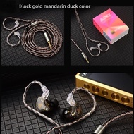 BLING Detachable Cable 3 5mm Gold-Plated Earphone 8Core Cable for QKZ-ZXN ZXT AK6