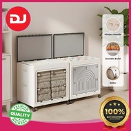 【DJ】60cm Large Capacity Toys Storage Box with Wheels | Kotak Penyimpanan Lipat Kabinet Serbaguna 收纳箱