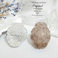 白水晶帶銅髮晶龍龜/銅髮晶龍龜/高度聚財、避邪之水晶