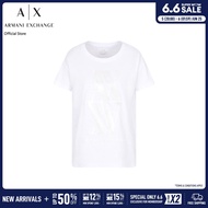 Armani Exchange เสื้อยืดผู้หญิง รุ่น XW000515-AF10359-U0002 - สีออฟไวท์