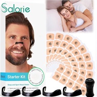 Breathing Nose Strips Starter Kit Reusable Nose Strips for Sleep Snoring Breathing Sports 30 Tabs Sl