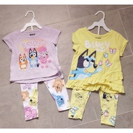 Girl BLUEY Shortsleeve T-Shirt with Longpant Playset