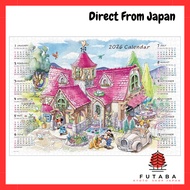Tenyo Disney 1000-Piece Jigsaw Puzzle 2026 Calendar "Welcome to Our Home!" (51x73.5cm) with Glue, Sp