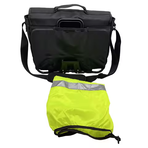 HOES-Bicycle Front Bag Bike Shoulder Bags For Brompton 3SIXTY Folding Accessories With Rain Cover Ba