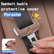 Porsche Car Safety Belt Buckle Protector Cover Seat Belt Clip Sleeve TPU material Anti Scratch Car A