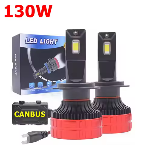 2 PCS X9 F9C 130W H7 LED Bulb for Car Headlight Fog Light H7 H11 H1 9005 HB3 Canbus Led Light LED La